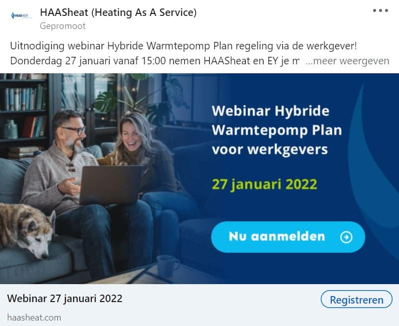Advertentie voorbeeld